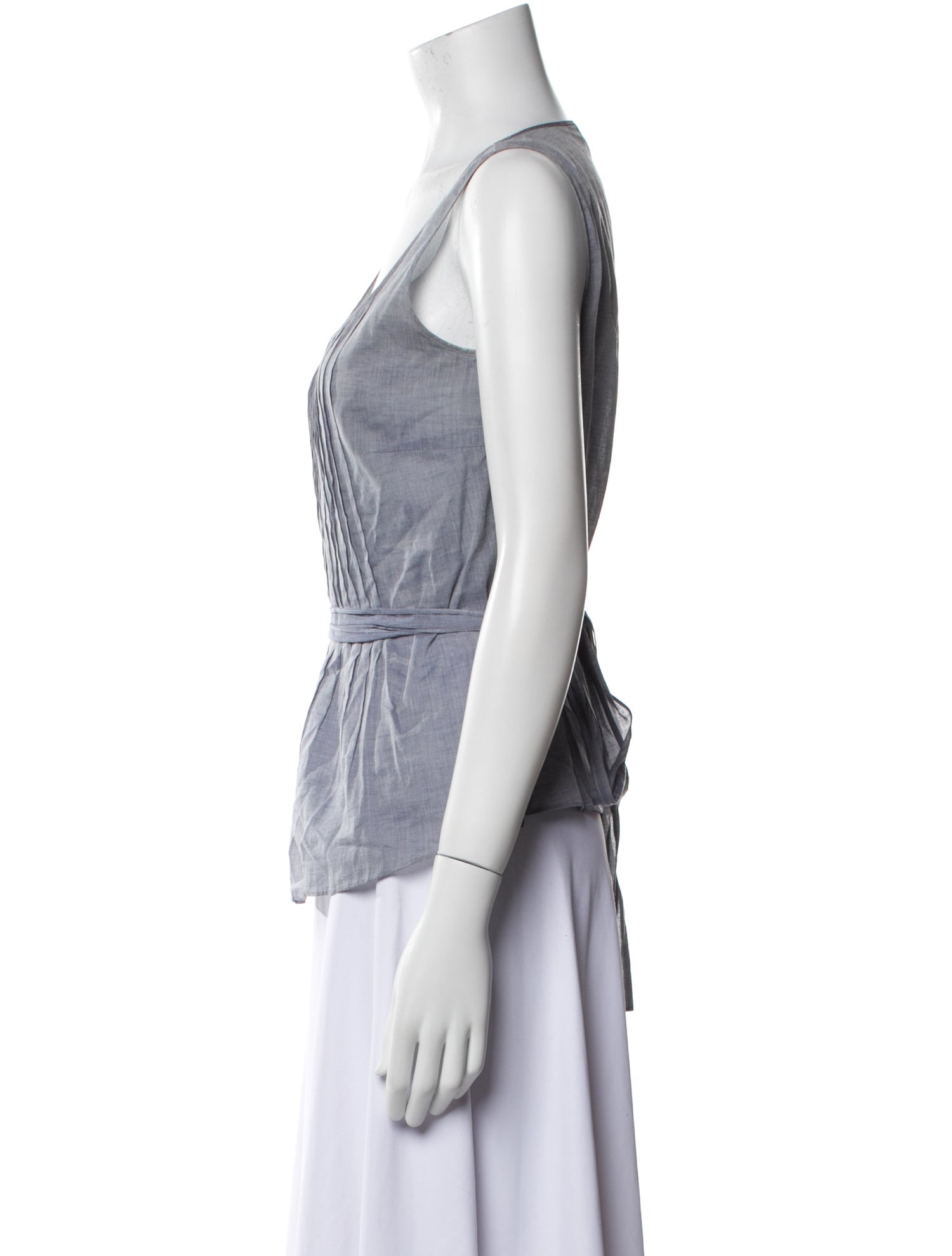 Akris Punto Scoop Neck Sleeveless Top