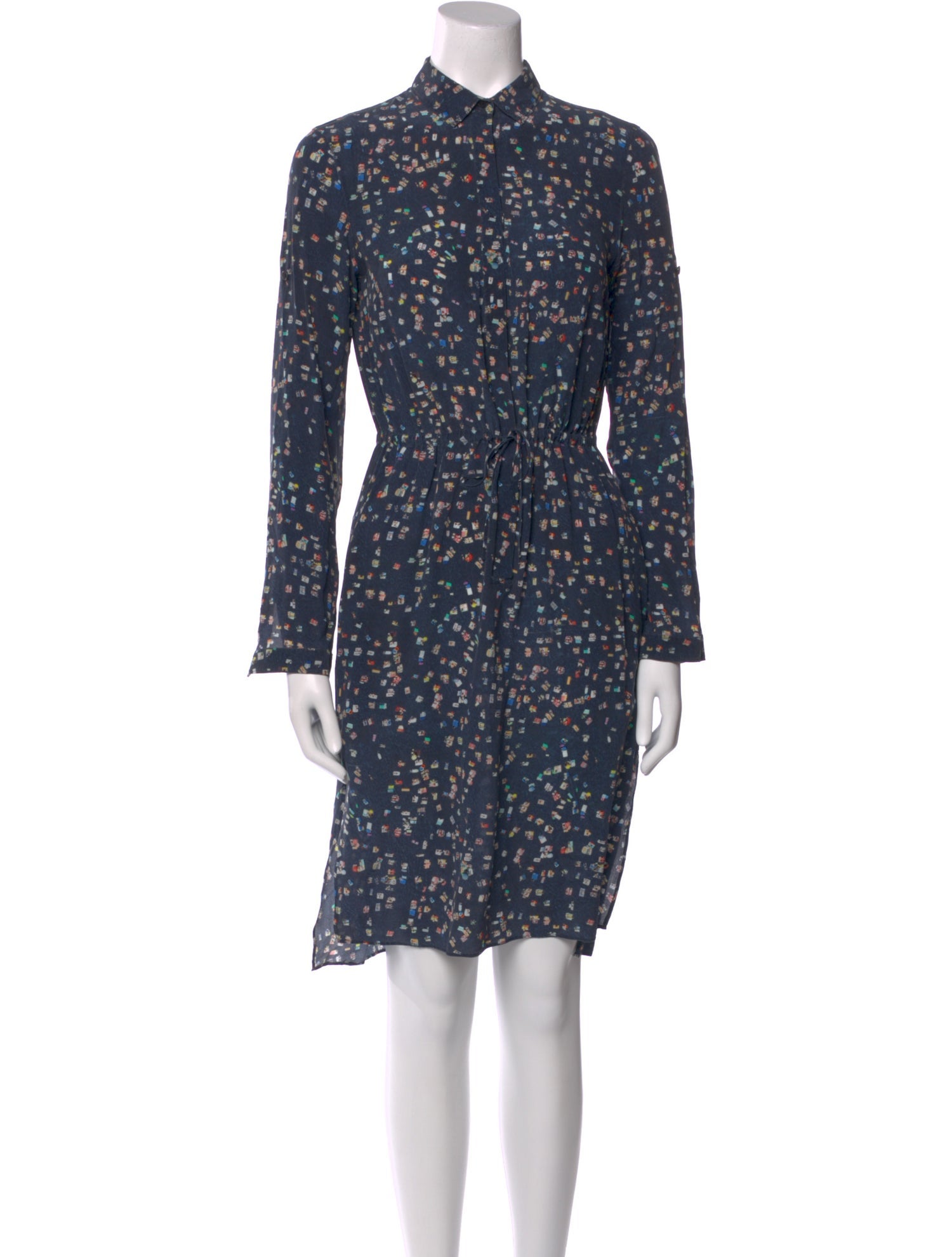 Akris Punto Silk Knee-Length Dress