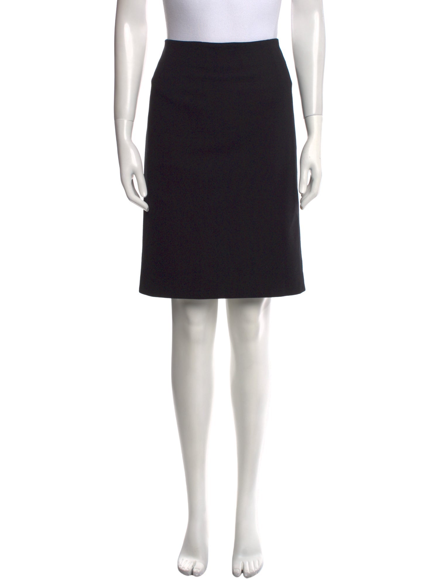 Akris Punto Pleated Accents Knee-Length Skirt
