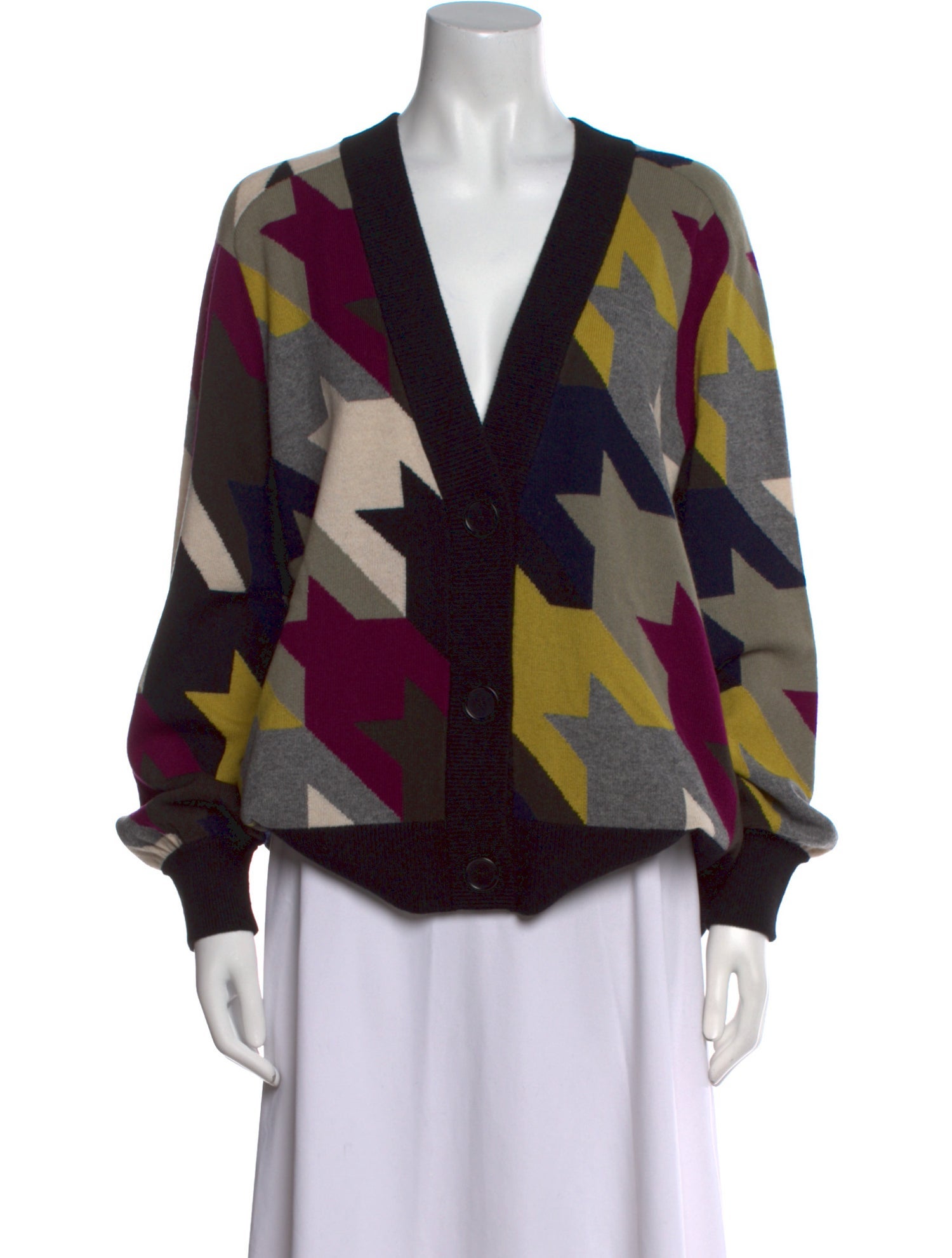 Akris Punto Virgin Wool Printed Sweater