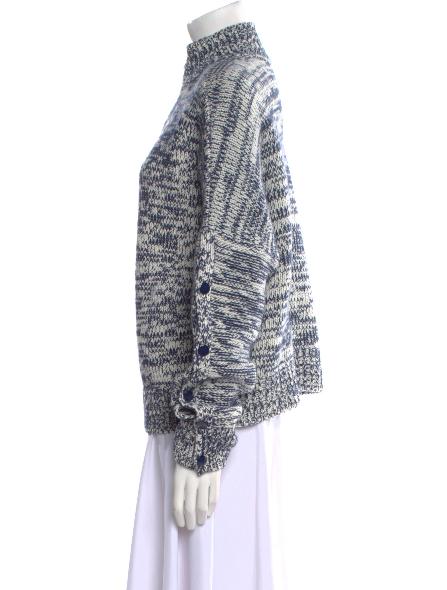 Akris Punto Wool Mock Neck Sweater