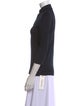 Akris Punto Mock Neck Three-Quarter Sleeve Sweatshirt