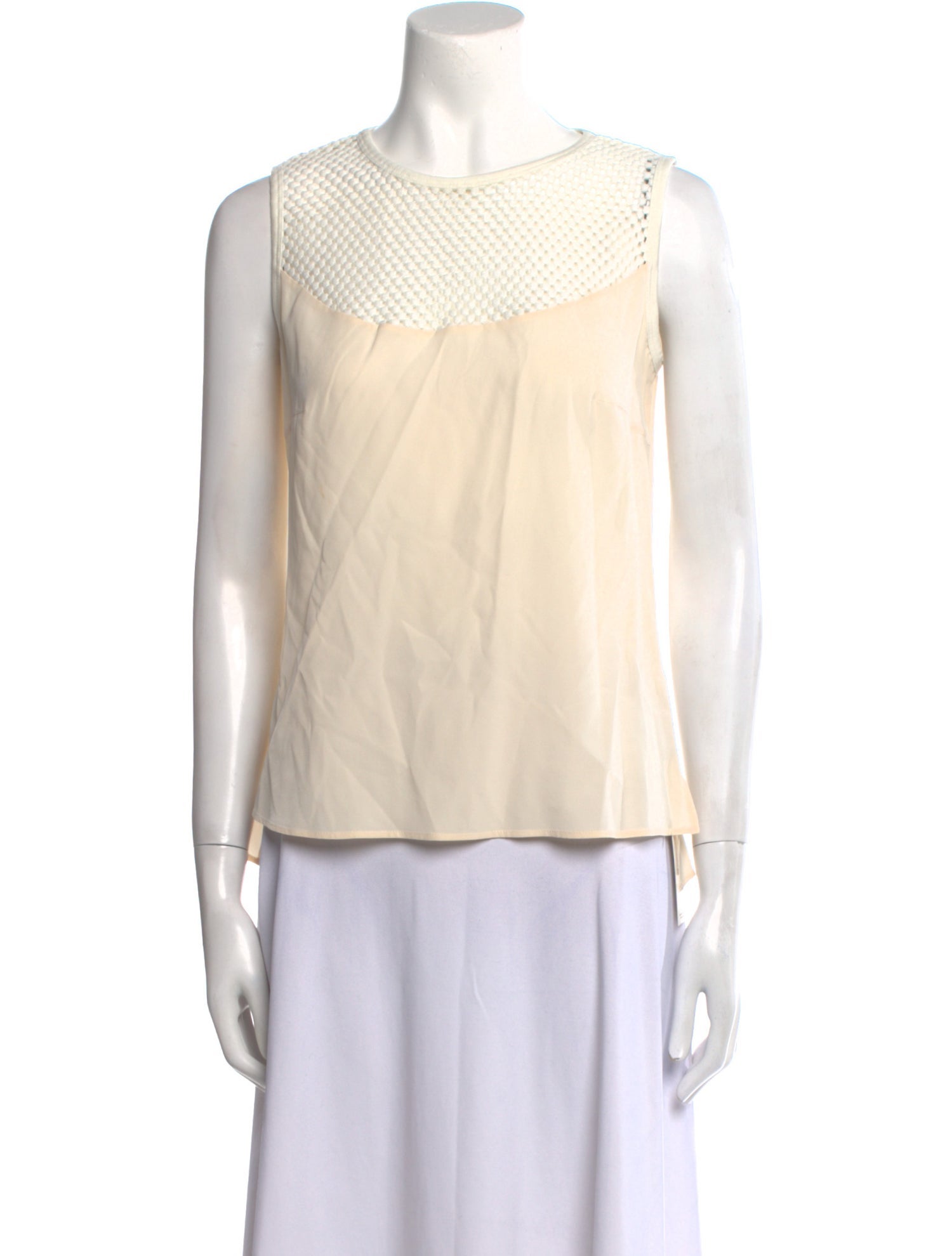 Akris Punto Silk Scoop Neck Top