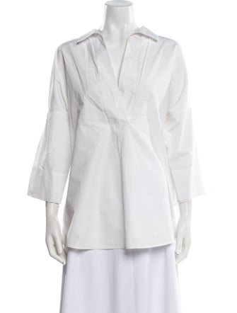 Akris Punto Three-Quarter Sleeve Blouse