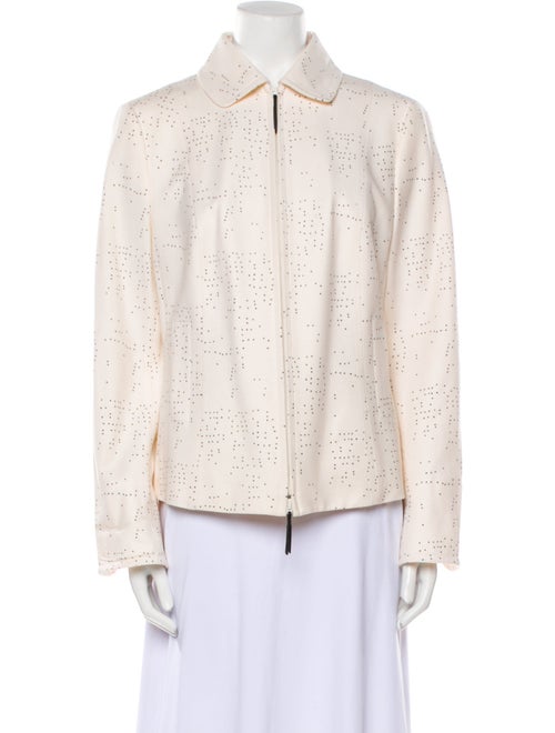 Akris Punto Wool Printed Blazer