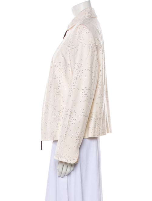 Akris Punto Wool Printed Blazer