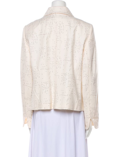 Akris Punto Wool Printed Blazer