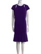 Akris Punto Scoop Neck Knee-Length Dress