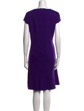 Akris Punto Scoop Neck Knee-Length Dress