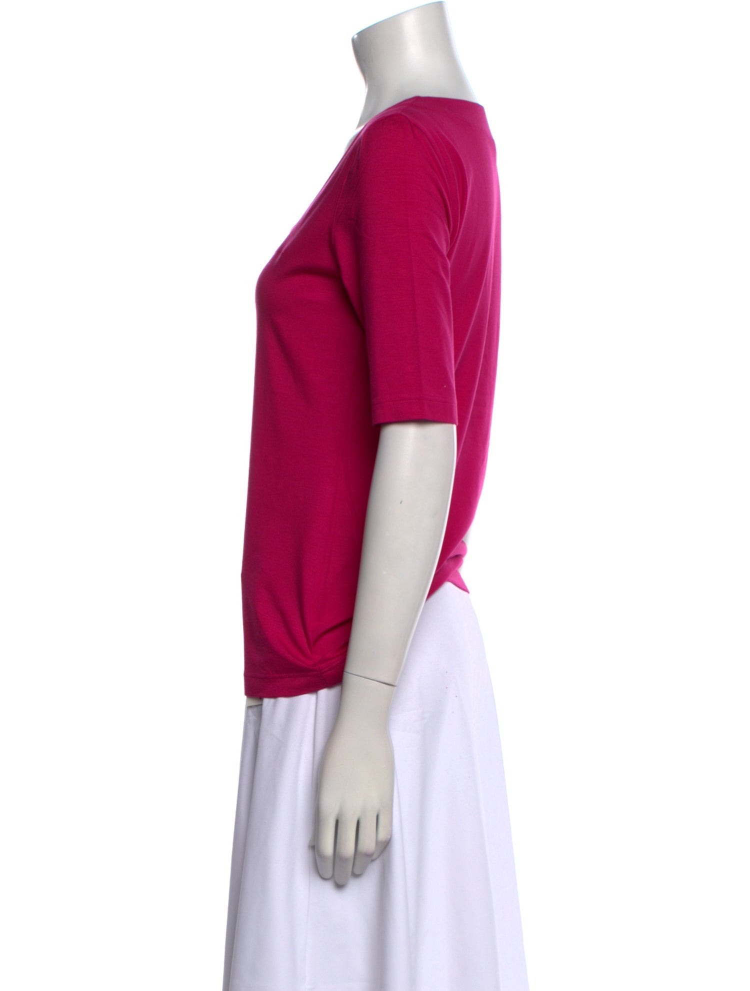 Akris Punto Square Neckline Short Sleeve Top w/ Tags