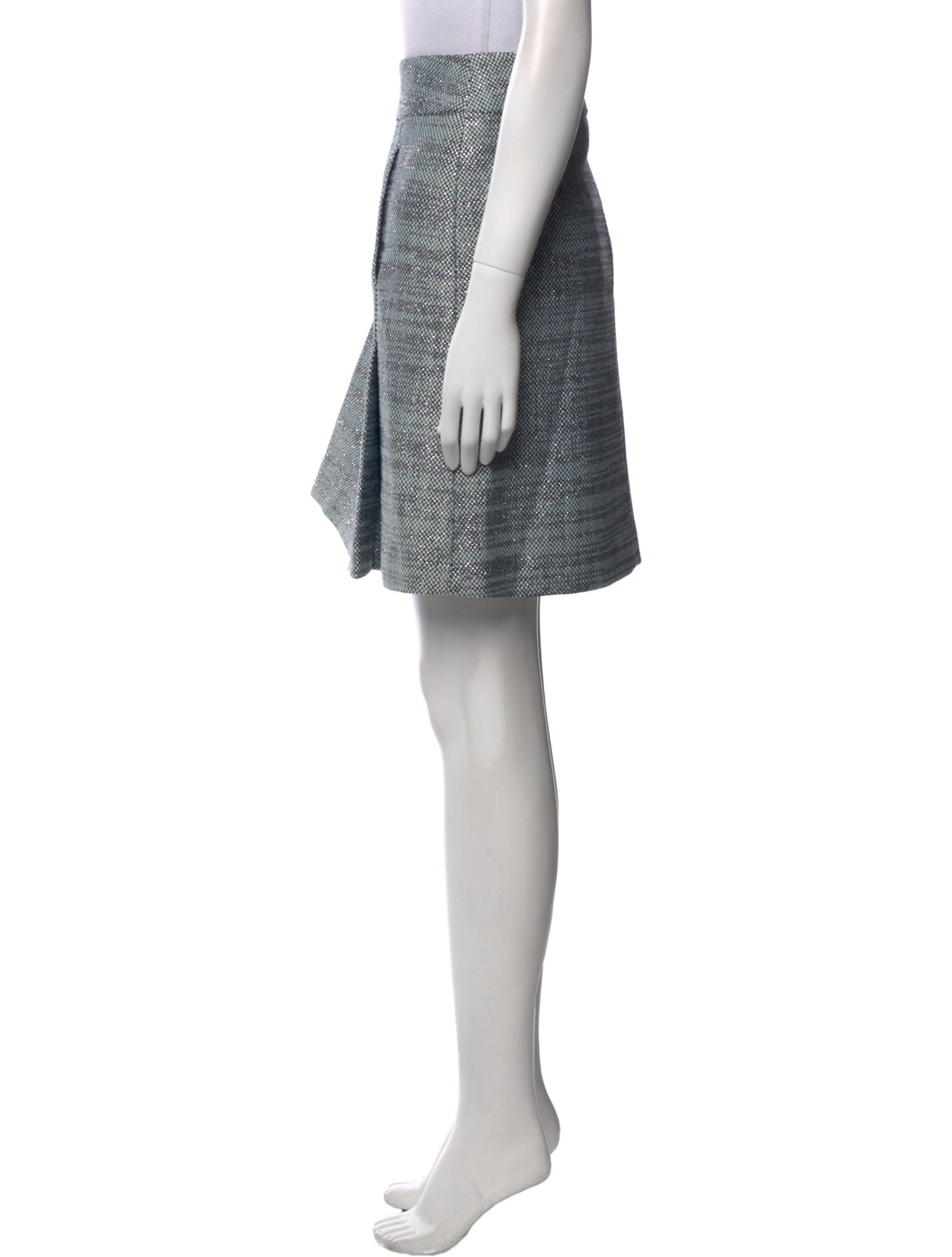 Akris Punto Printed Knee-Length Skirt