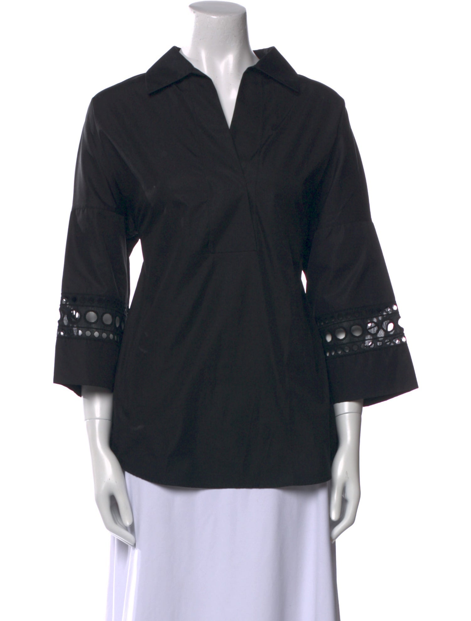 Akris Punto Three-Quarter Sleeve Blouse
