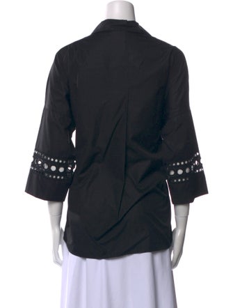 Akris Punto Three-Quarter Sleeve Blouse