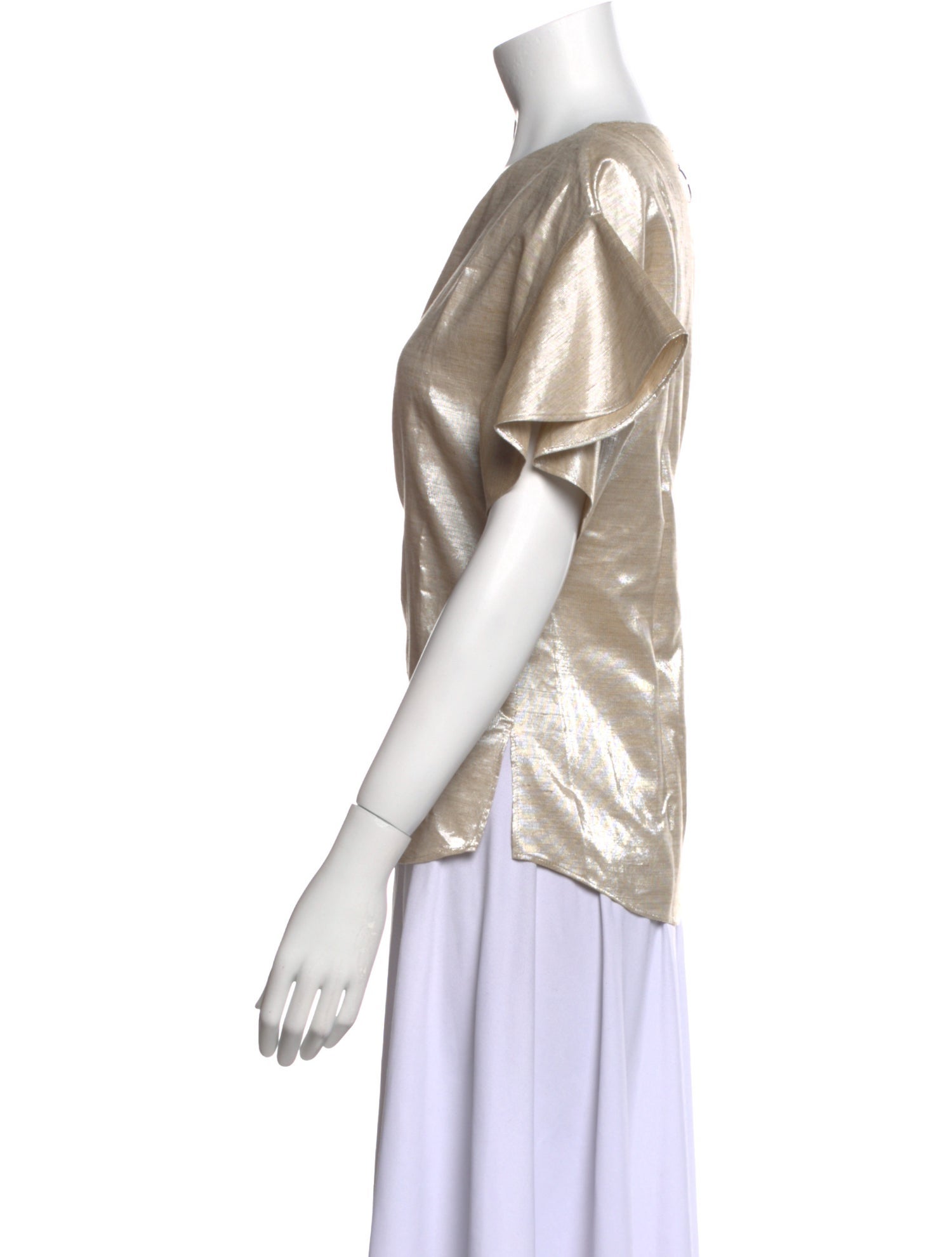 Akris Punto Bateau Neckline Short Sleeve T-Shirt