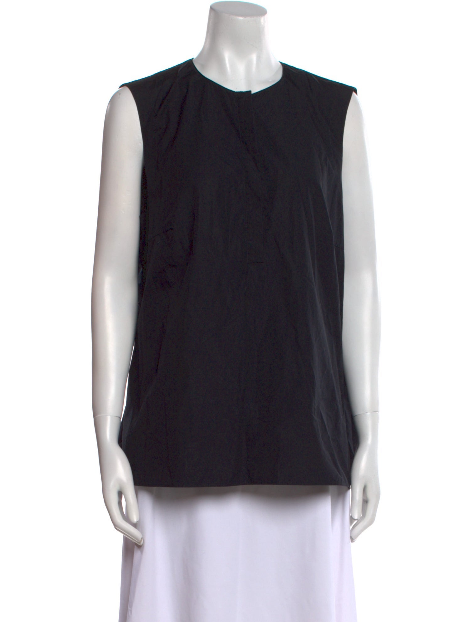 Akris Punto Crew Neck Sleeveless Top