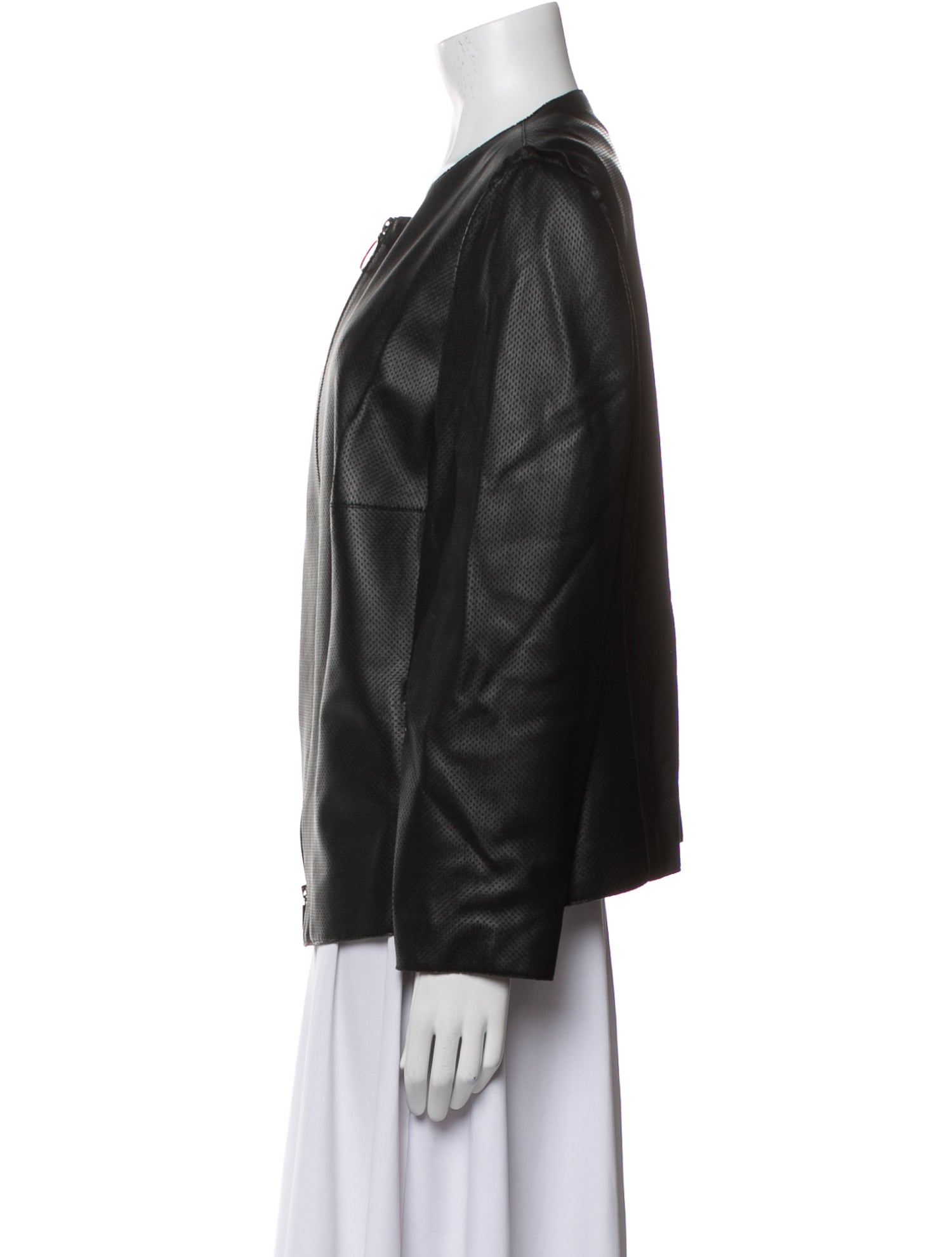 Akris Punto Leather Jacket