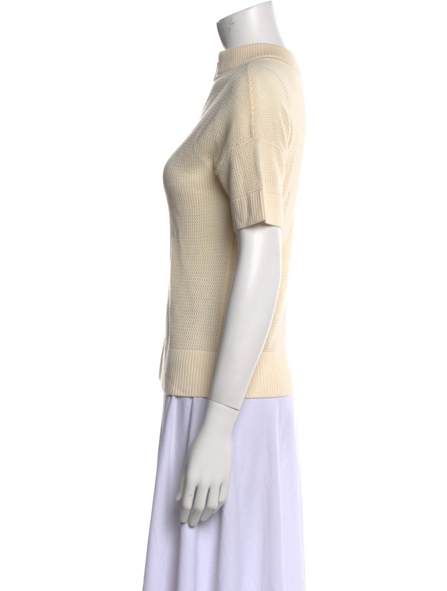 Akris Punto Virgin Wool Mock Neck Top