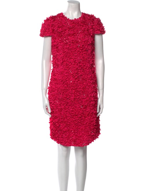 Akris Punto Lace Pattern Knee-Length Dress