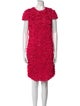 Akris Punto Lace Pattern Knee-Length Dress