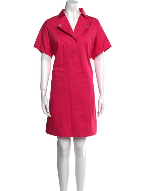 Akris Punto V-Neck Mini Dress