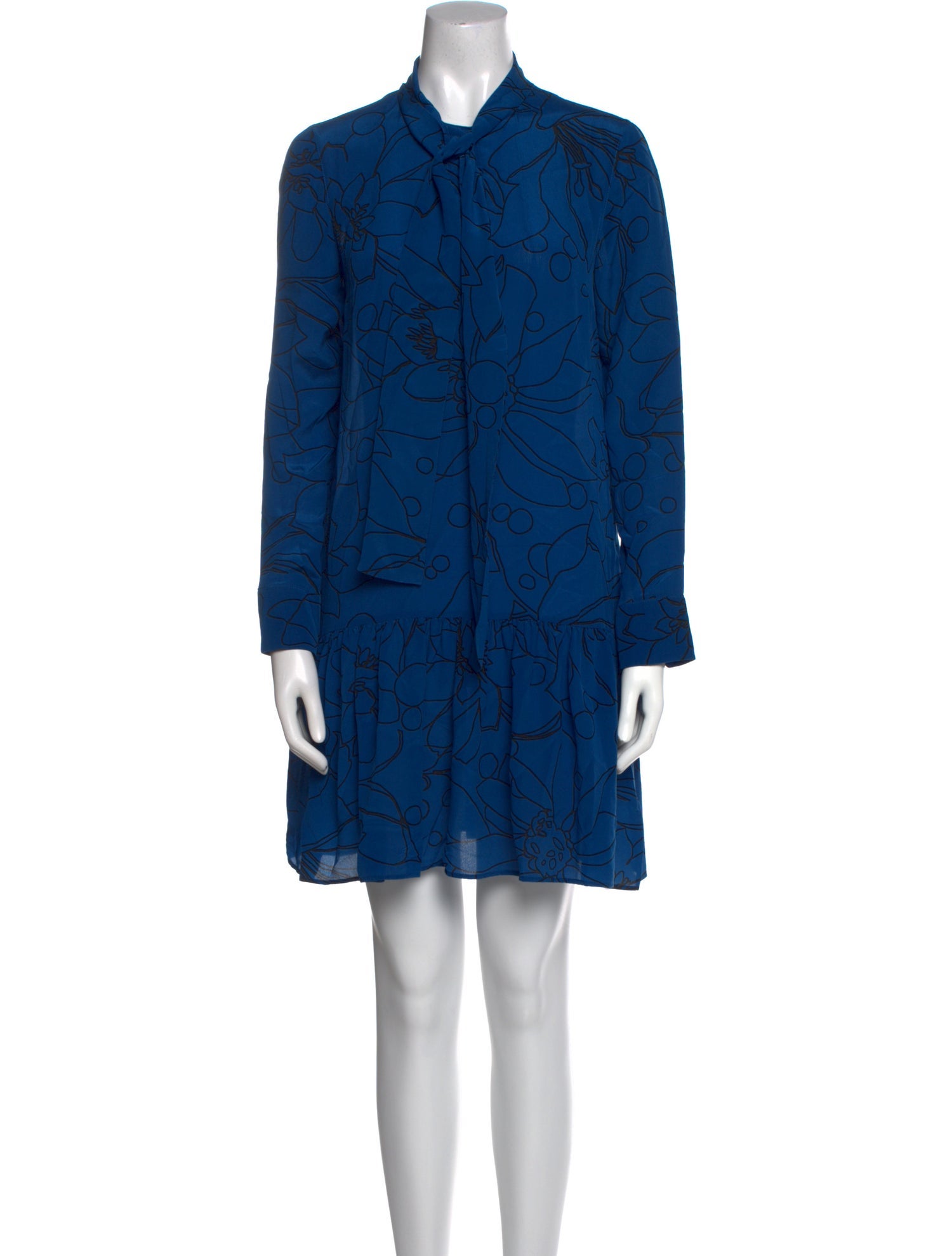 Akris Punto Silk Knee-Length Dress