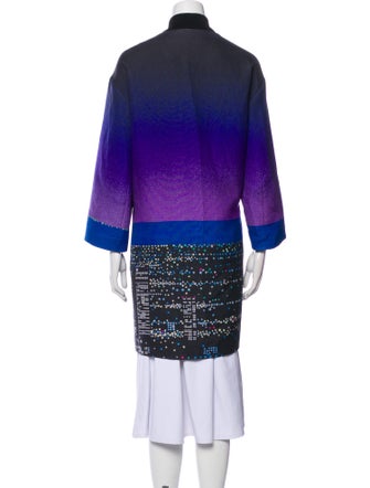 Akris Punto Wool Printed Coat