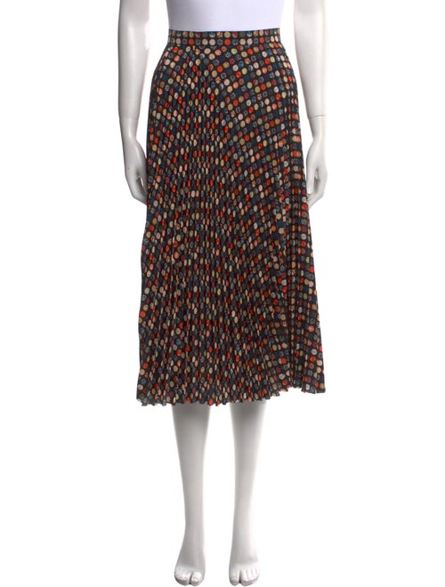 Akris Punto Printed Midi Length Skirt