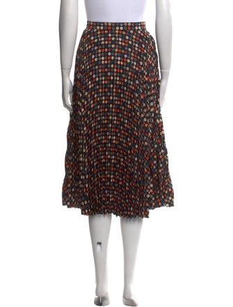 Akris Punto Printed Midi Length Skirt