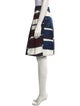 Akris Punto Striped Knee-Length Skirt