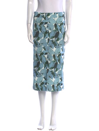 Akris Punto Printed Knee-Length Skirt
