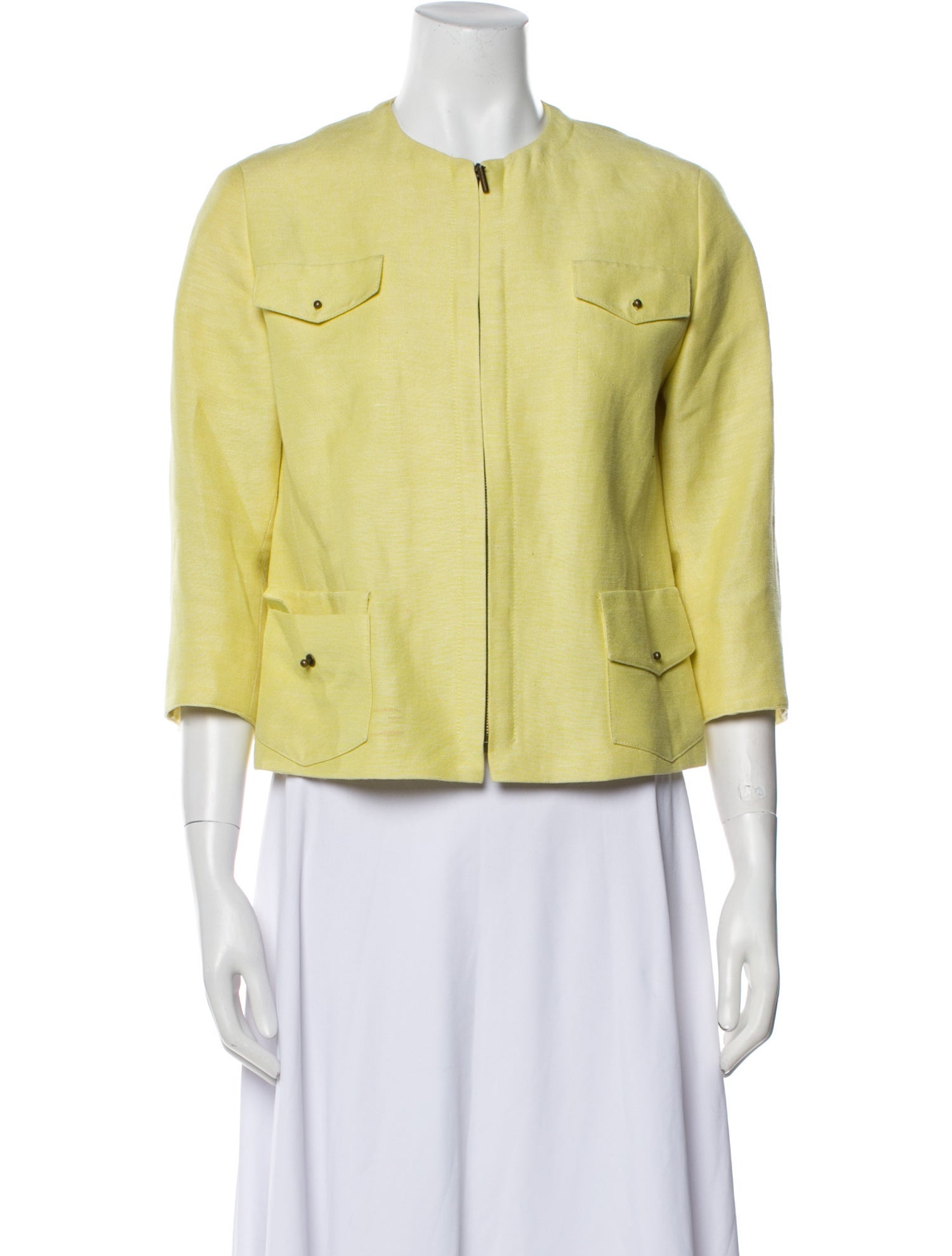 Akris Punto Linen Evening Jacket