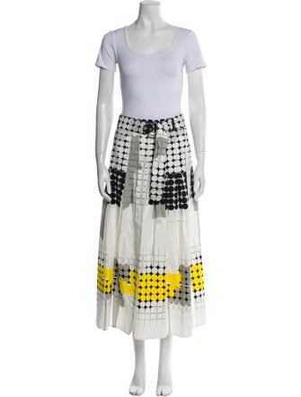 Akris Punto Polka Dot Print Skirt Set