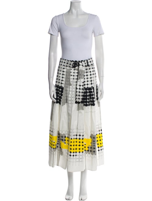 Akris Punto Polka Dot Print Skirt Set