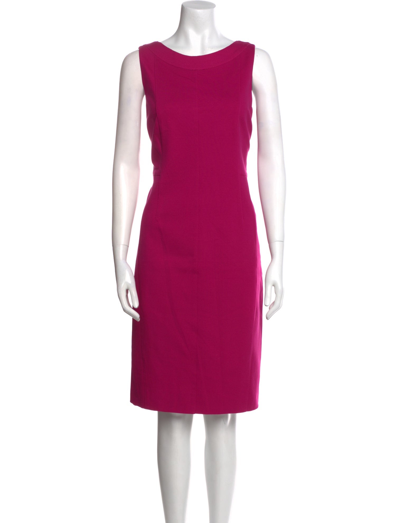Akris Punto Bateau Neckline Knee-Length Dress