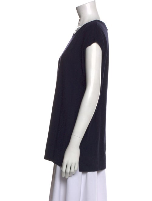Akris Punto Wool Scoop Neck Top