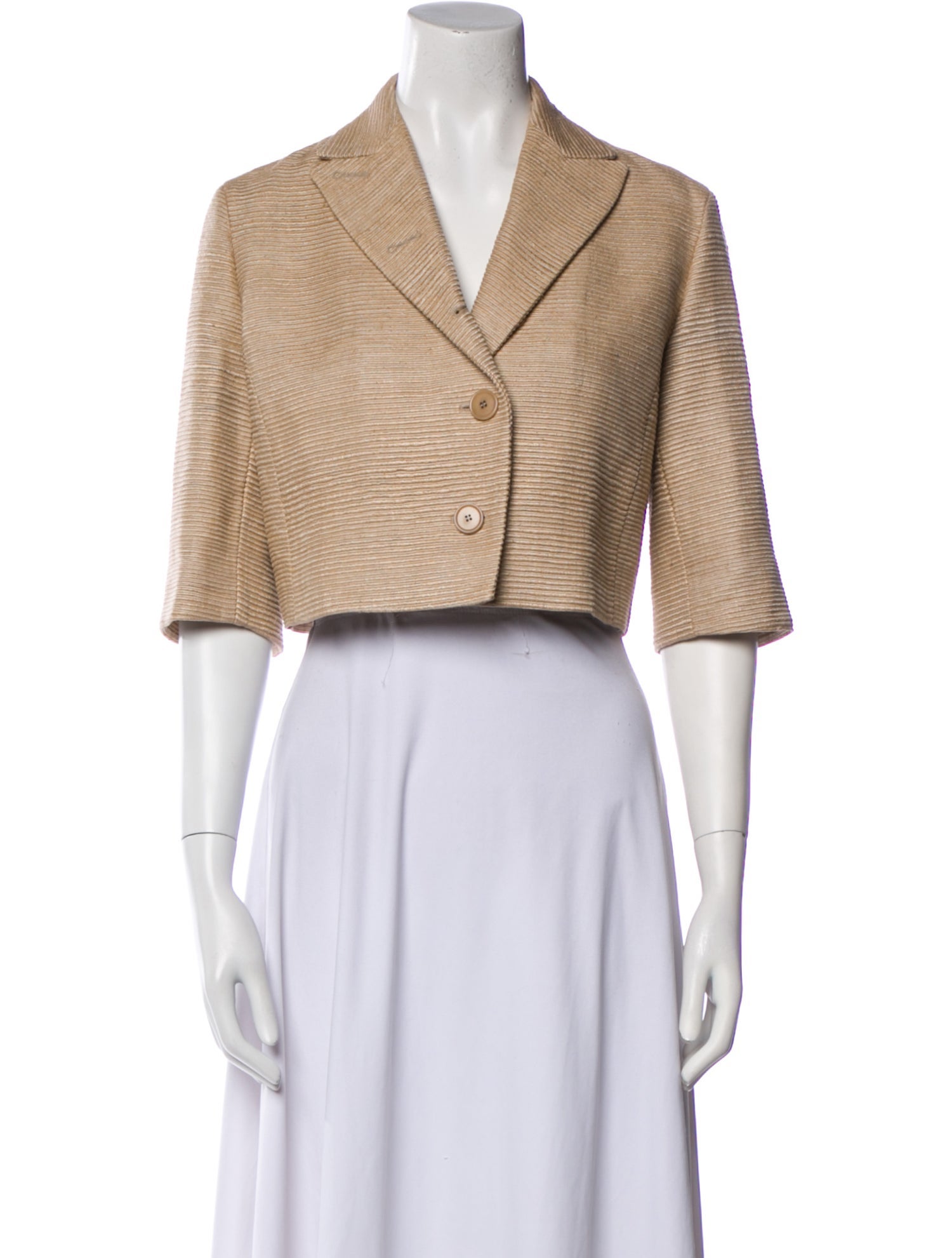 Akris Punto Silk Striped Blazer