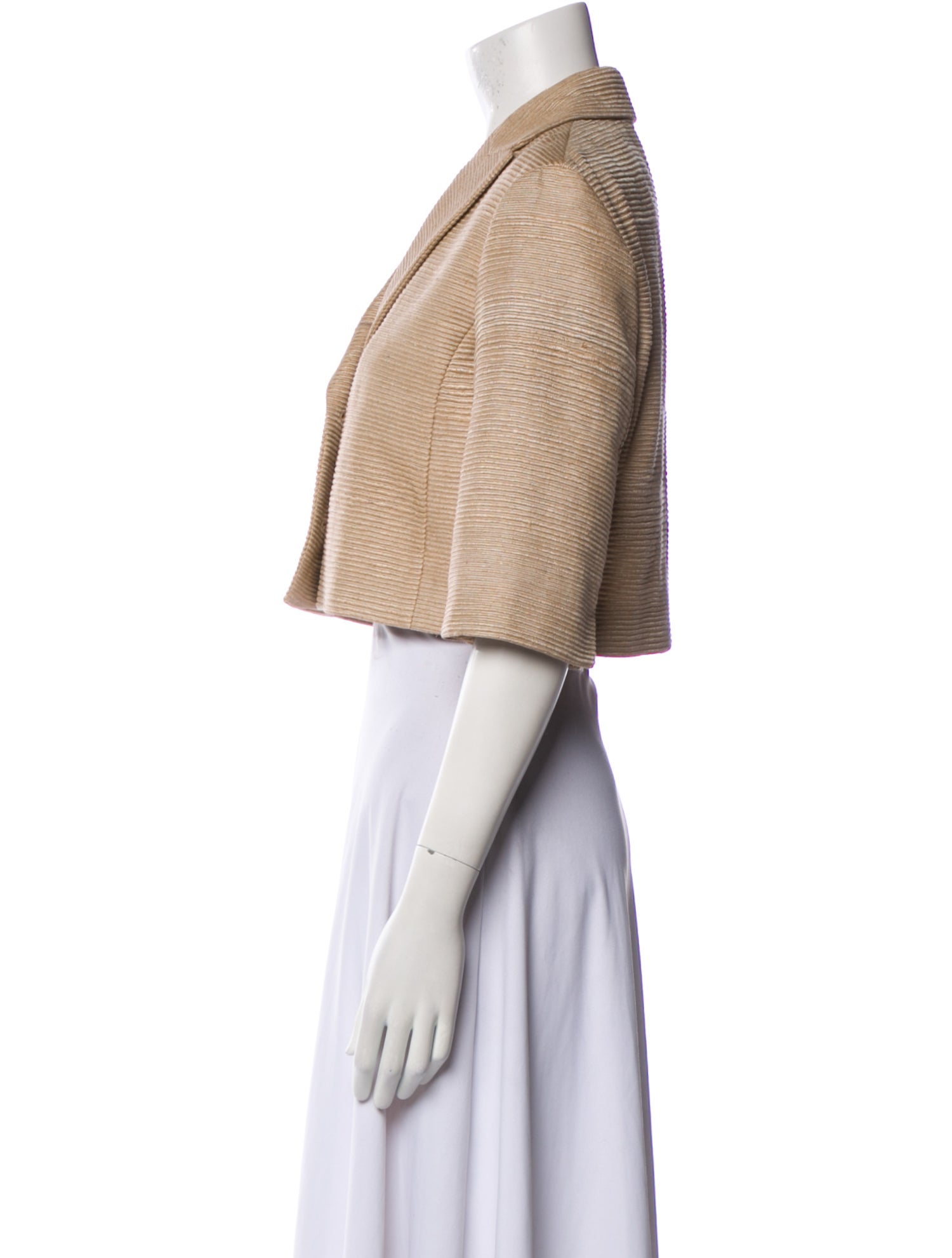 Akris Punto Silk Striped Blazer