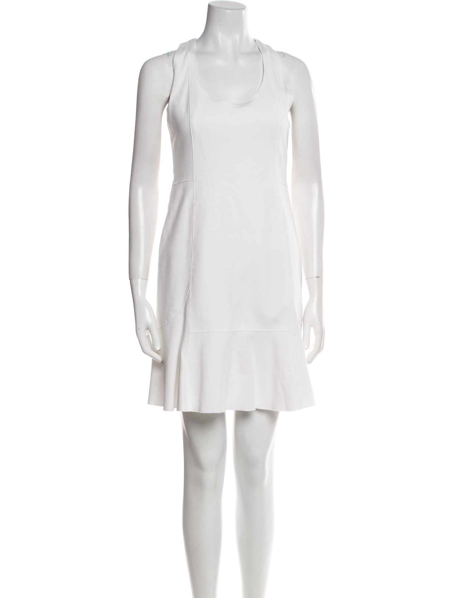 Akris Punto Scoop Neck Mini Dress