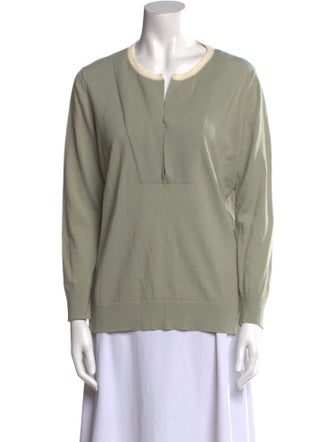 Akris Punto Wool Crew Neck Sweater