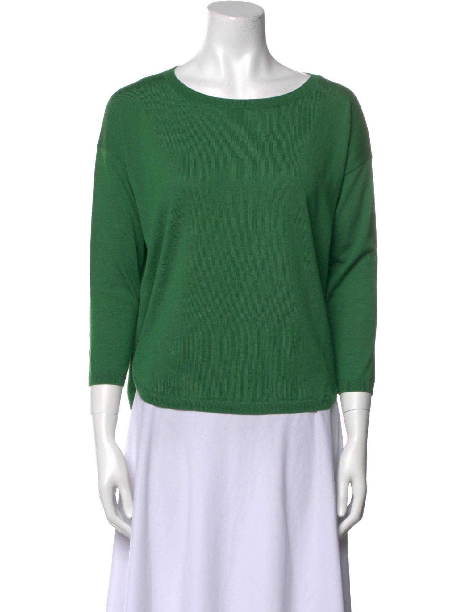 Akris Punto Virgin Wool Scoop Neck Sweater