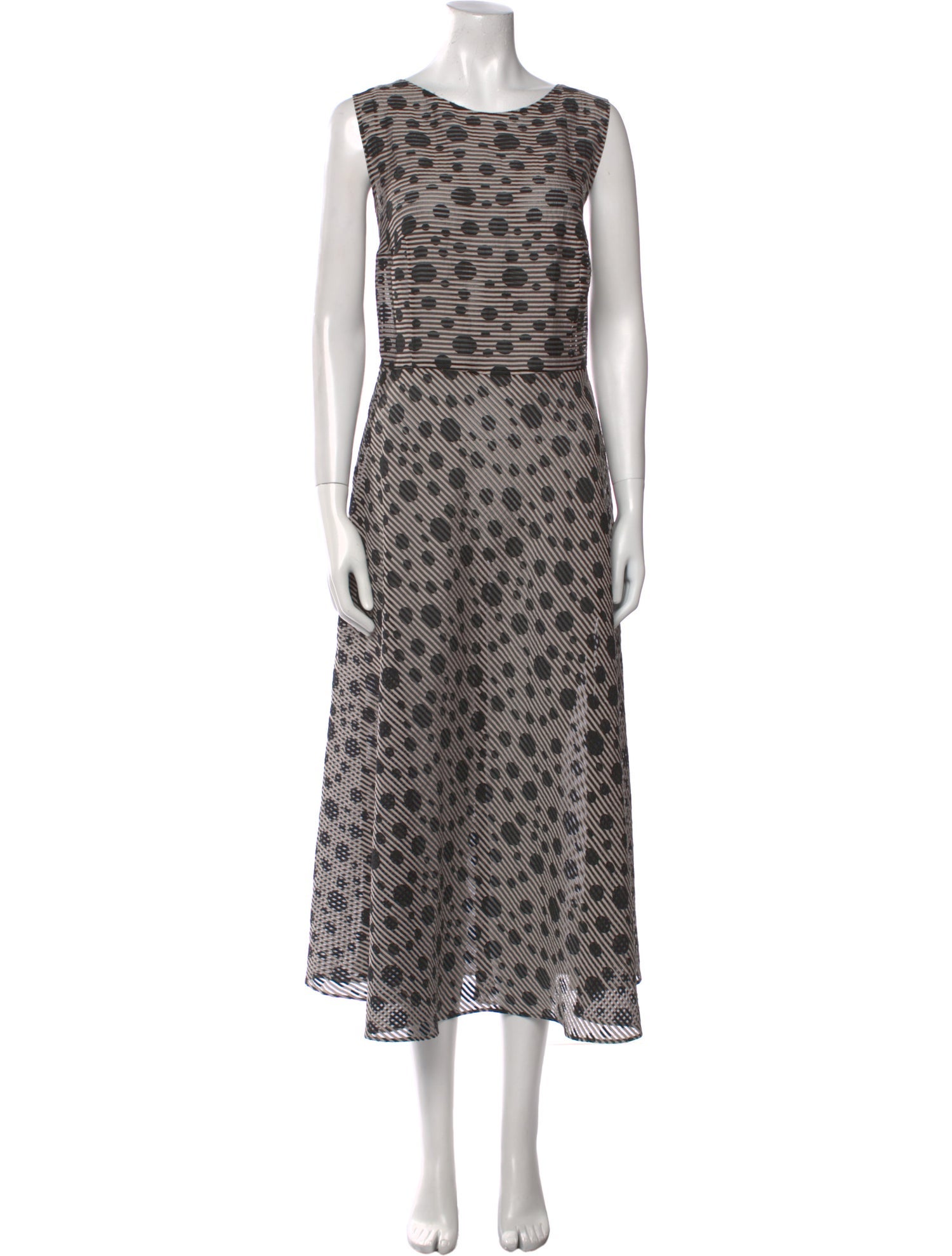 Akris Punto Printed Long Dress