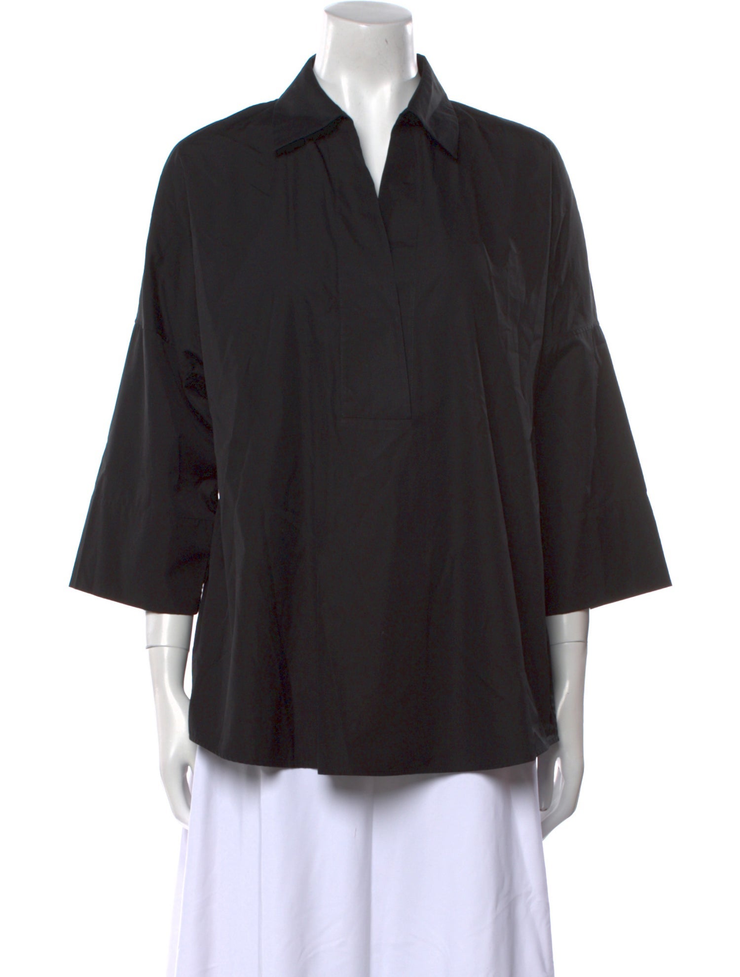 Akris Punto Three-Quarter Sleeve Blouse