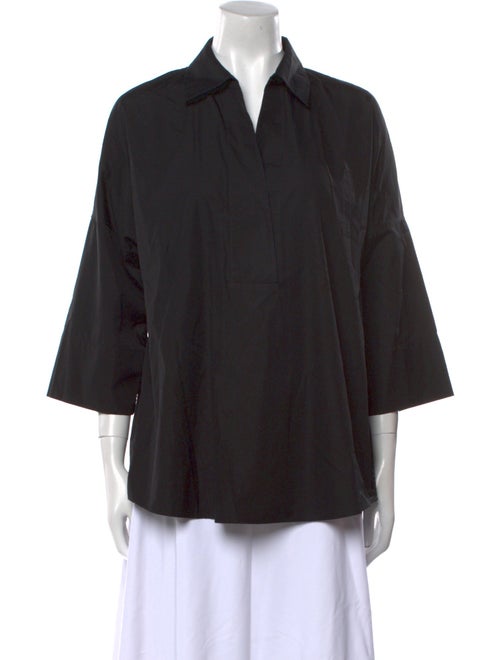 Akris Punto Three-Quarter Sleeve Blouse