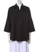 Akris Punto Three-Quarter Sleeve Blouse