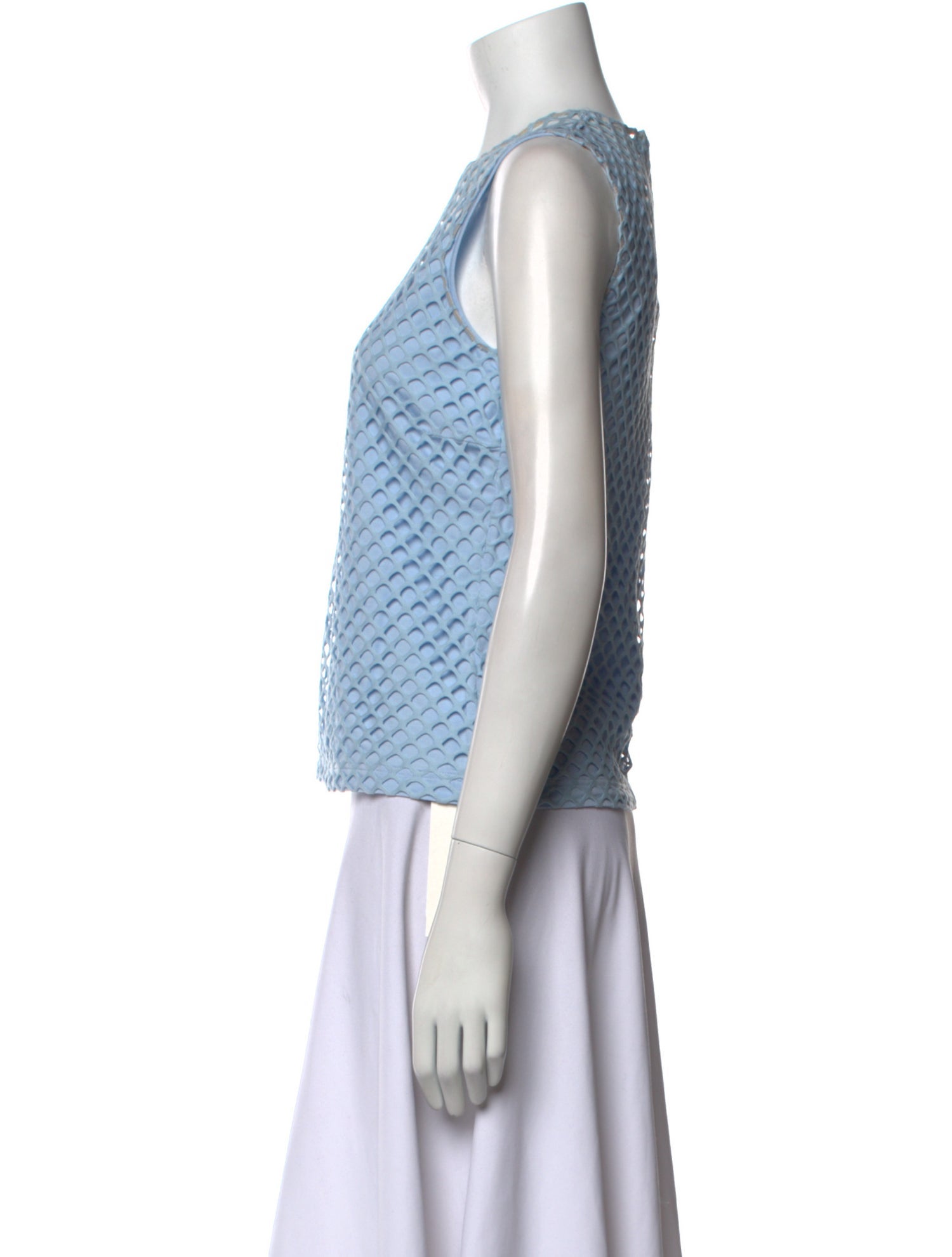 Akris Punto Printed Crew Neck Top