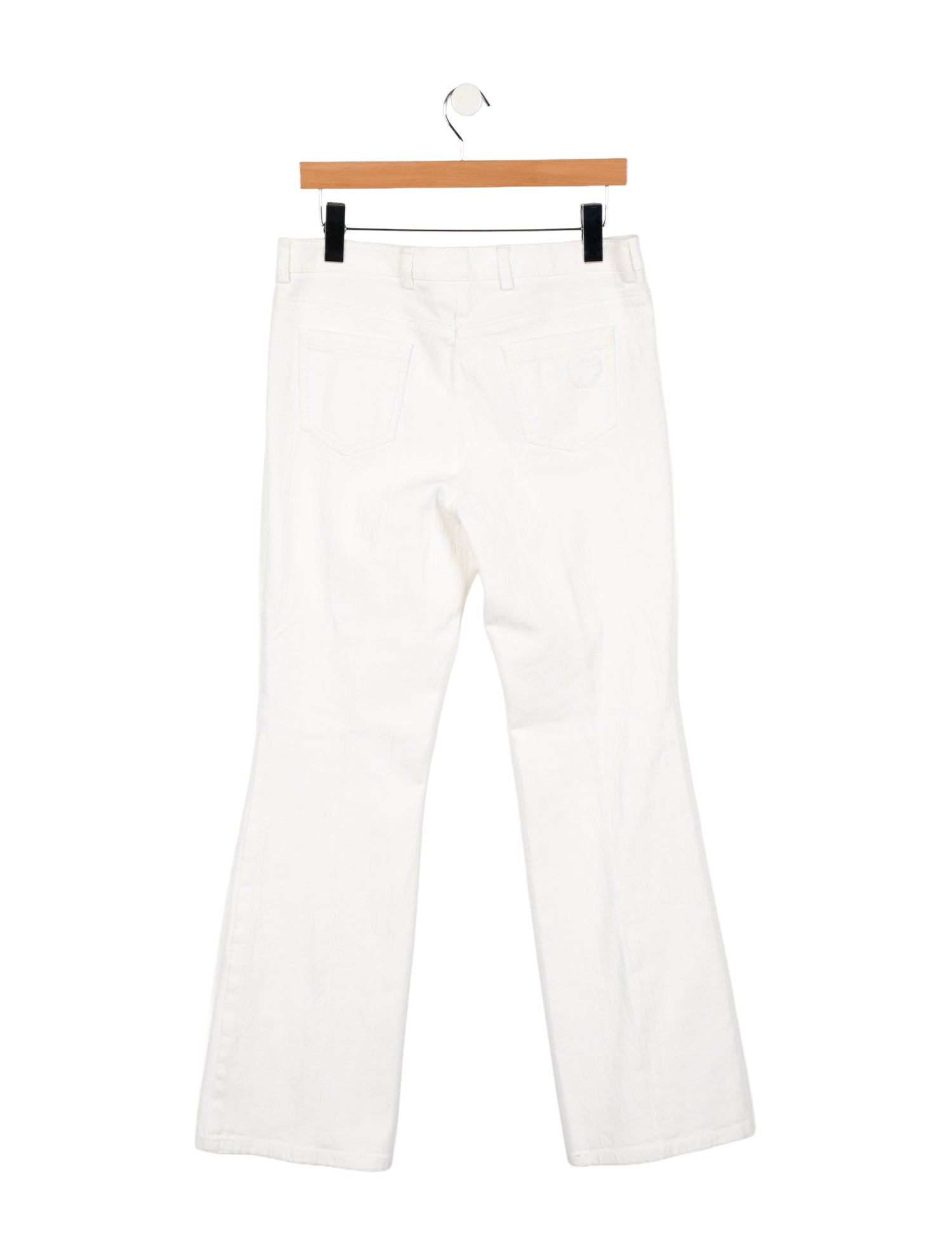 Akris Punto Mid-Rise Wide Leg Jeans