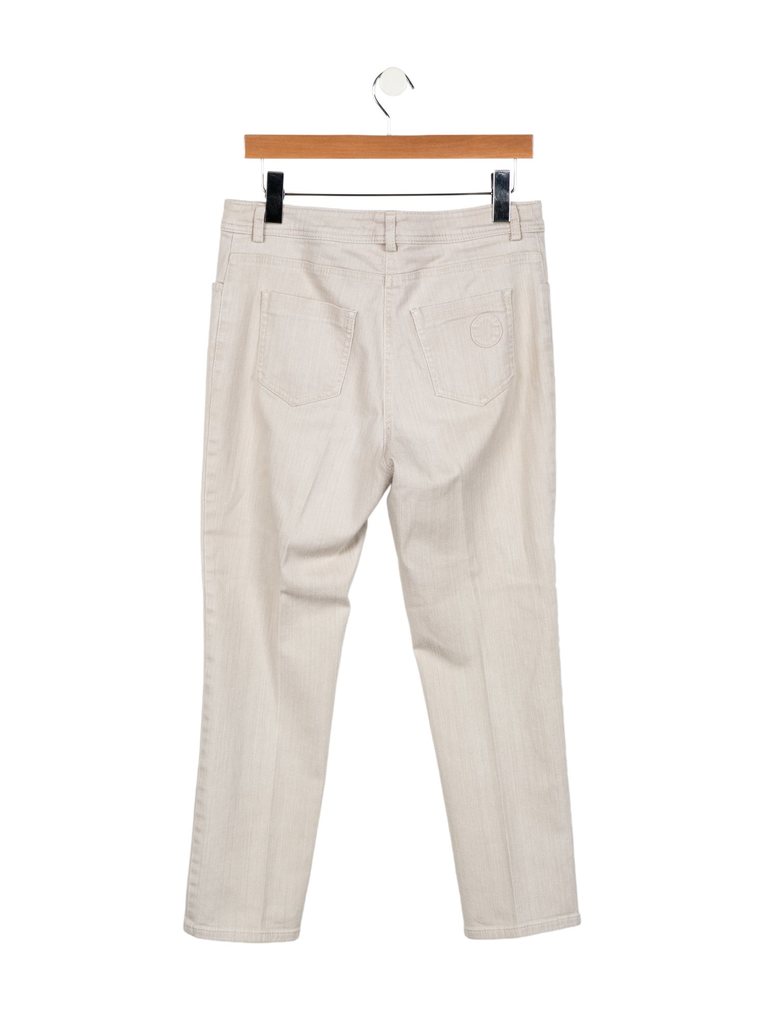 Akris Punto High-Rise Straight Leg Jeans