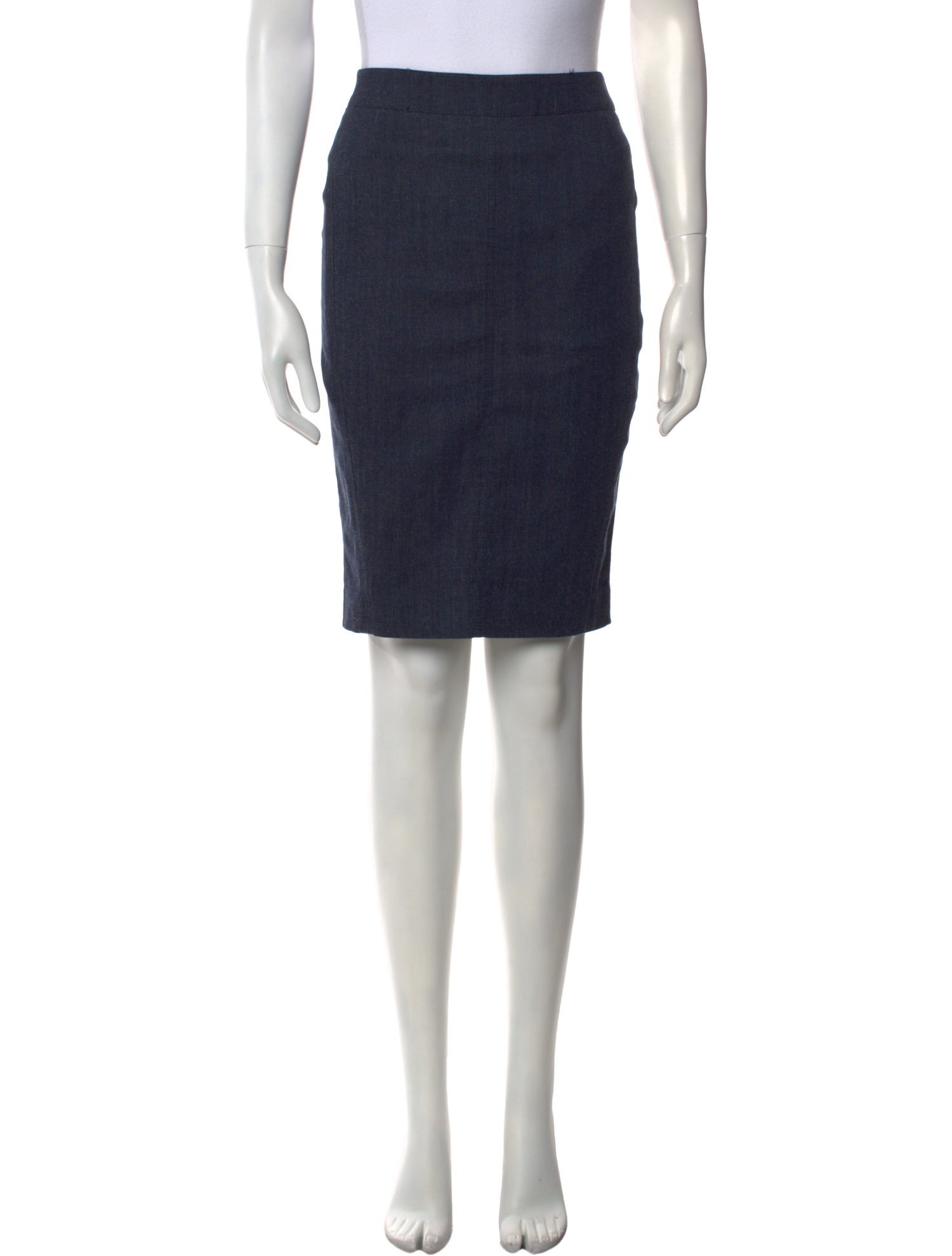 Akris Punto Pleated Accents Knee-Length Skirt