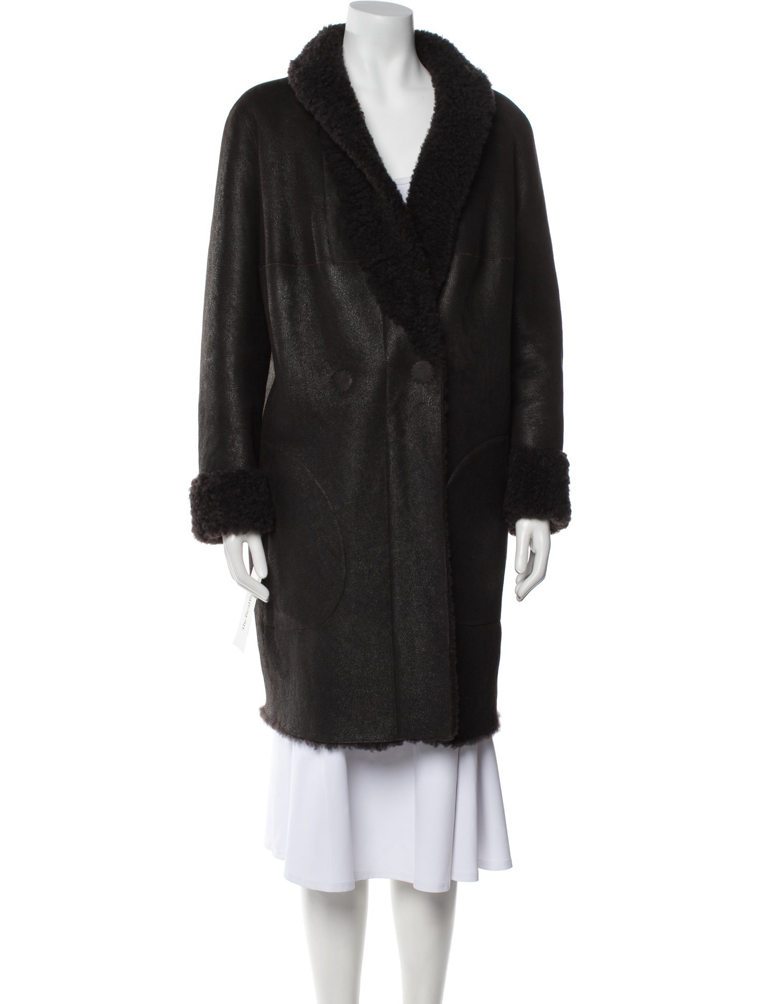 Akris Punto Shearling Fur Coat