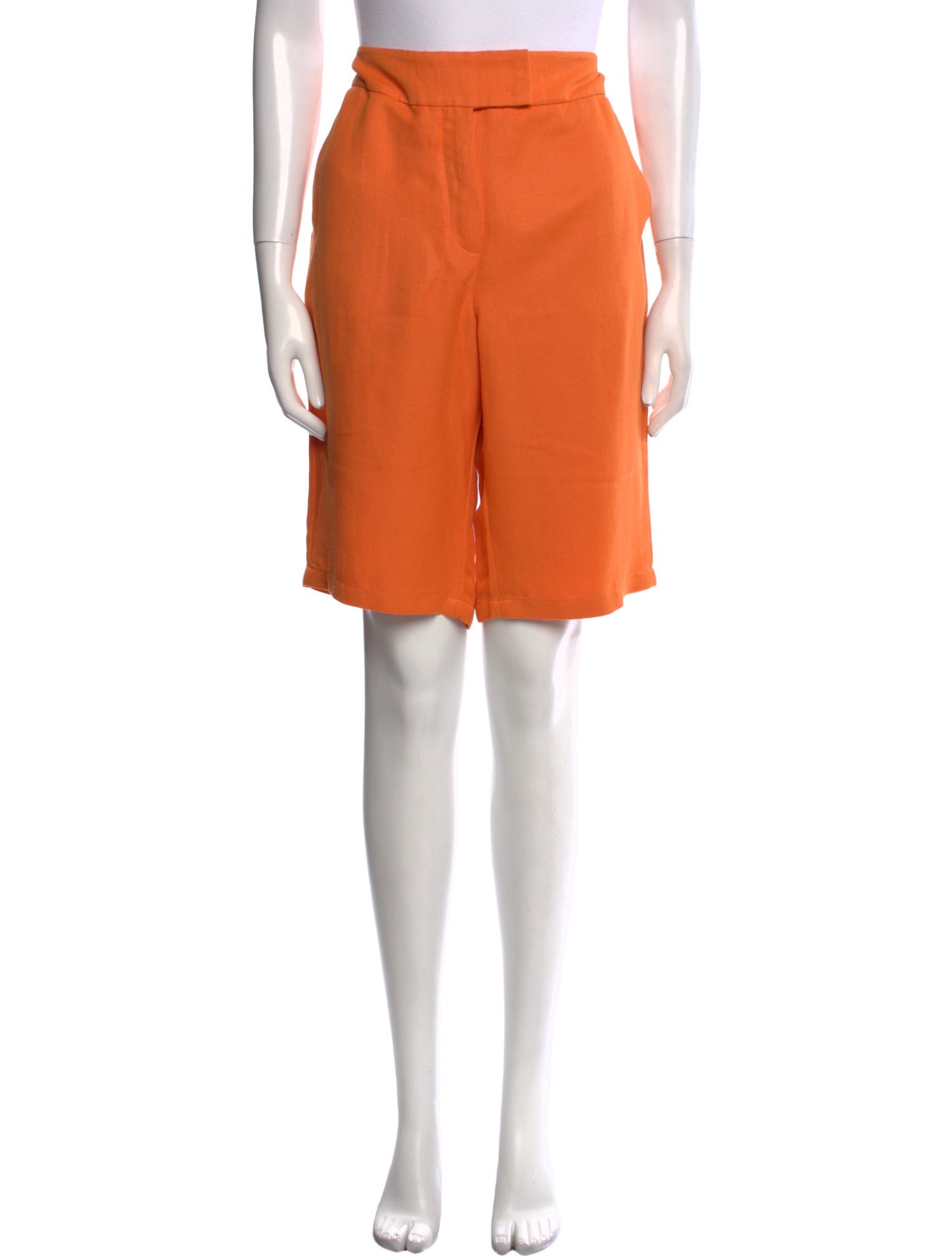 Akris Punto Linen Knee-Length Shorts
